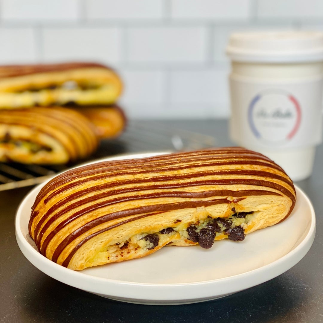 Pain Suisse (Chocolate/Custard Croissant) | La Belle French Bakery, image size:1080x1080